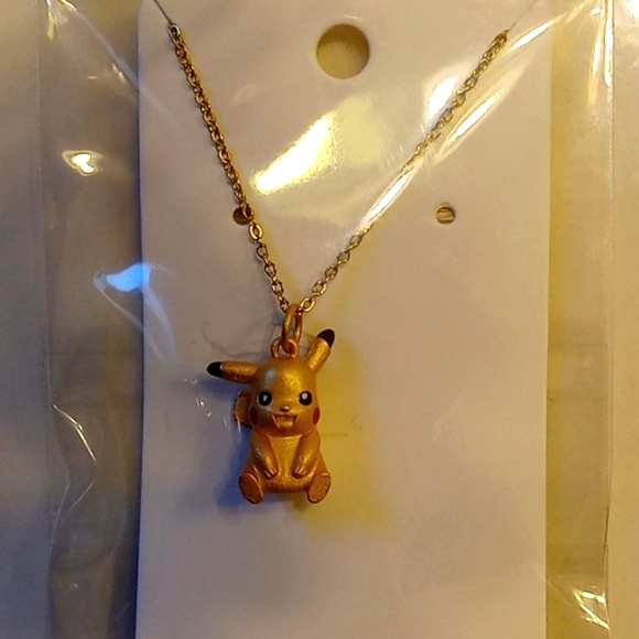 PIKACHU gold necklace!!!! - Picture 1 of 3